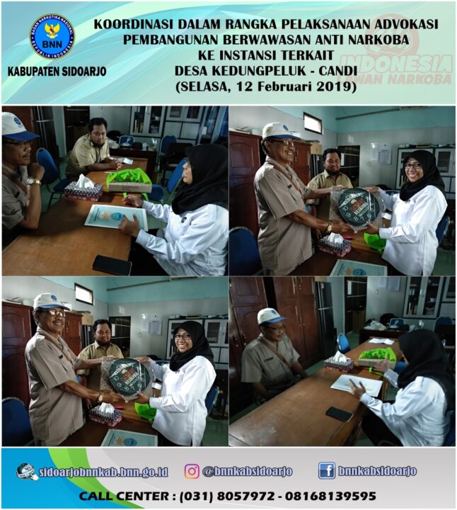 Koordinasi dalam rangka Advokasi Pembangunan Berwawasan Anti Narkoba ke Instansi Terkait
