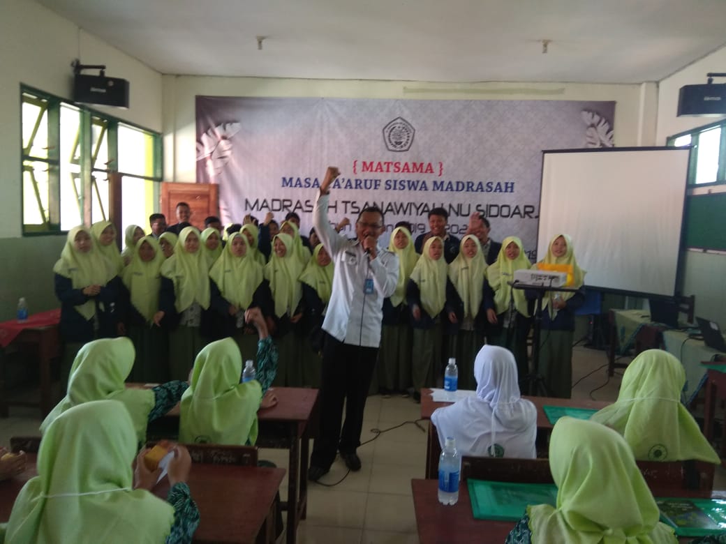 Sosialisasi dalam Rangka MPLS-PDB di MTs NU Sidoarjo Sosialisasi dalam Rangka MPLS-PDB di MTs NU Sidoarjo