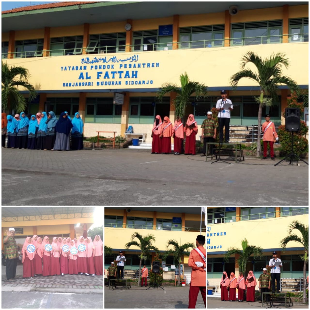 DISEMINASI INFORMASI P4GN MELALUI PETUGAS INSPEKTUR UPACARA DI SMP AL FATTAH BUDURAN, SIDOARJO DISEMINASI INFORMASI P4GN MELALUI PETUGAS INSPEKTUR UPACARA DI SMP AL FATTAH BUDURAN, SIDOARJO