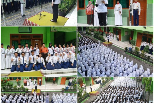 DISEMINASI INFORMASI P4GN MELALUI PETUGAS INSPEKTUR UPACARA DI SMP BUANA WARU, SIDOARJO