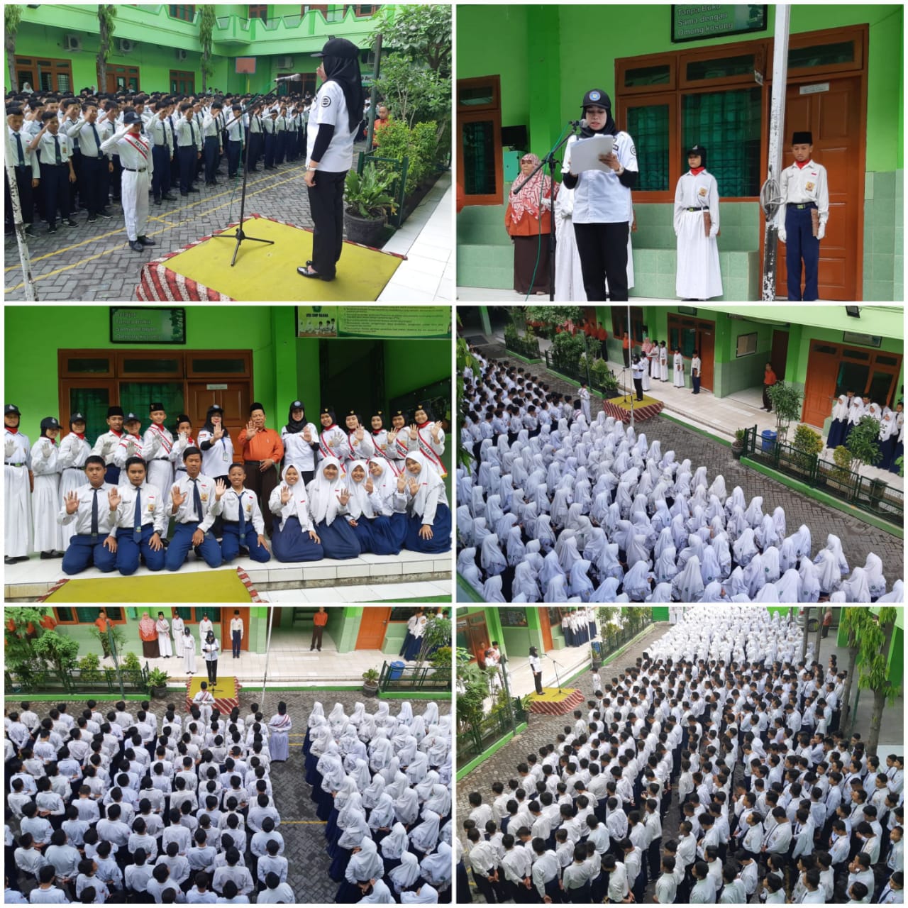 DISEMINASI INFORMASI P4GN MELALUI PETUGAS INSPEKTUR UPACARA DI SMP BUANA WARU, SIDOARJO DISEMINASI INFORMASI P4GN MELALUI PETUGAS INSPEKTUR UPACARA DI SMP BUANA WARU, SIDOARJO