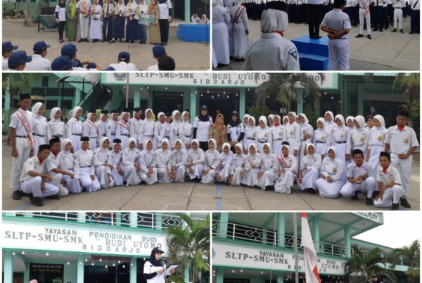 DISEMINASI INFORMASI P4GN MELALUI PETUGAS INSPEKTUR UPACARA DI SMP BUDI UTOMO PRAMBON