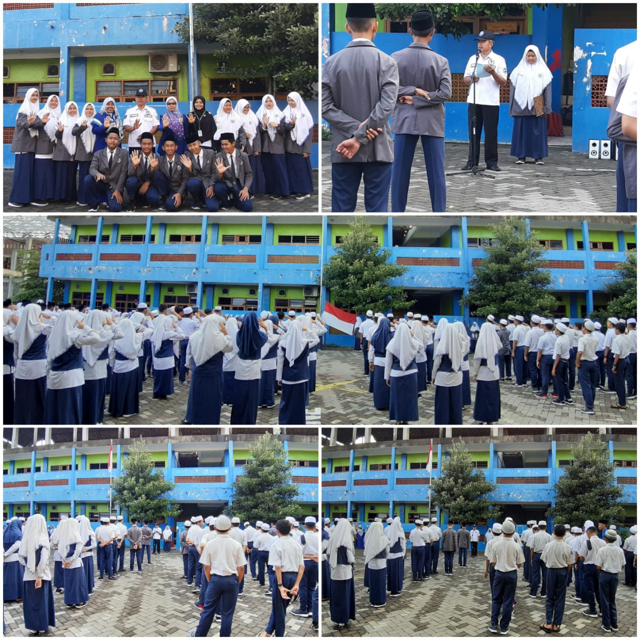 DISEMINASI INFORMASI P4GN MELALUI PETUGAS INSPEKTUR UPACARA DI SMP ISLAM AS SAKINAH, SIDOARJO DISEMINASI INFORMASI P4GN MELALUI PETUGAS INSPEKTUR UPACARA DI SMP ISLAM AS SAKINAH, SIDOARJO