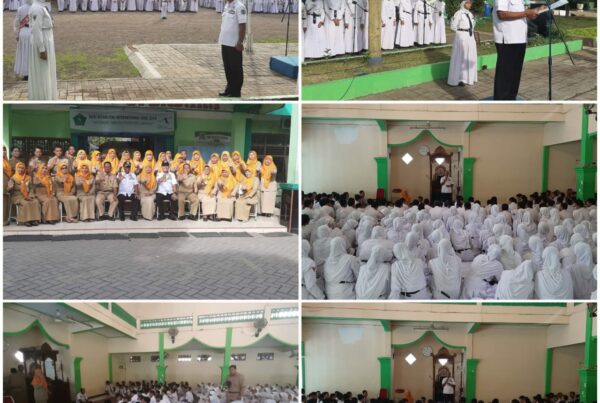 DISEMINASI INFORMASI P4GN MELALUI PETUGAS INSPEKTUR UPACARA DI SMPN 2 KRIAN