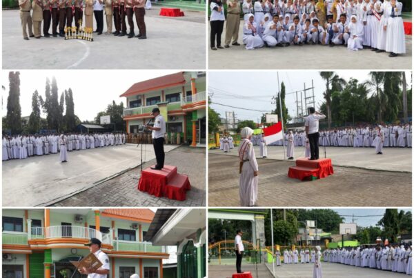 DISEMINASI INFORMASI P4GN MELALUI PETUGAS INSPEKTUR UPACARA DI SMPN 3 KRIAN
