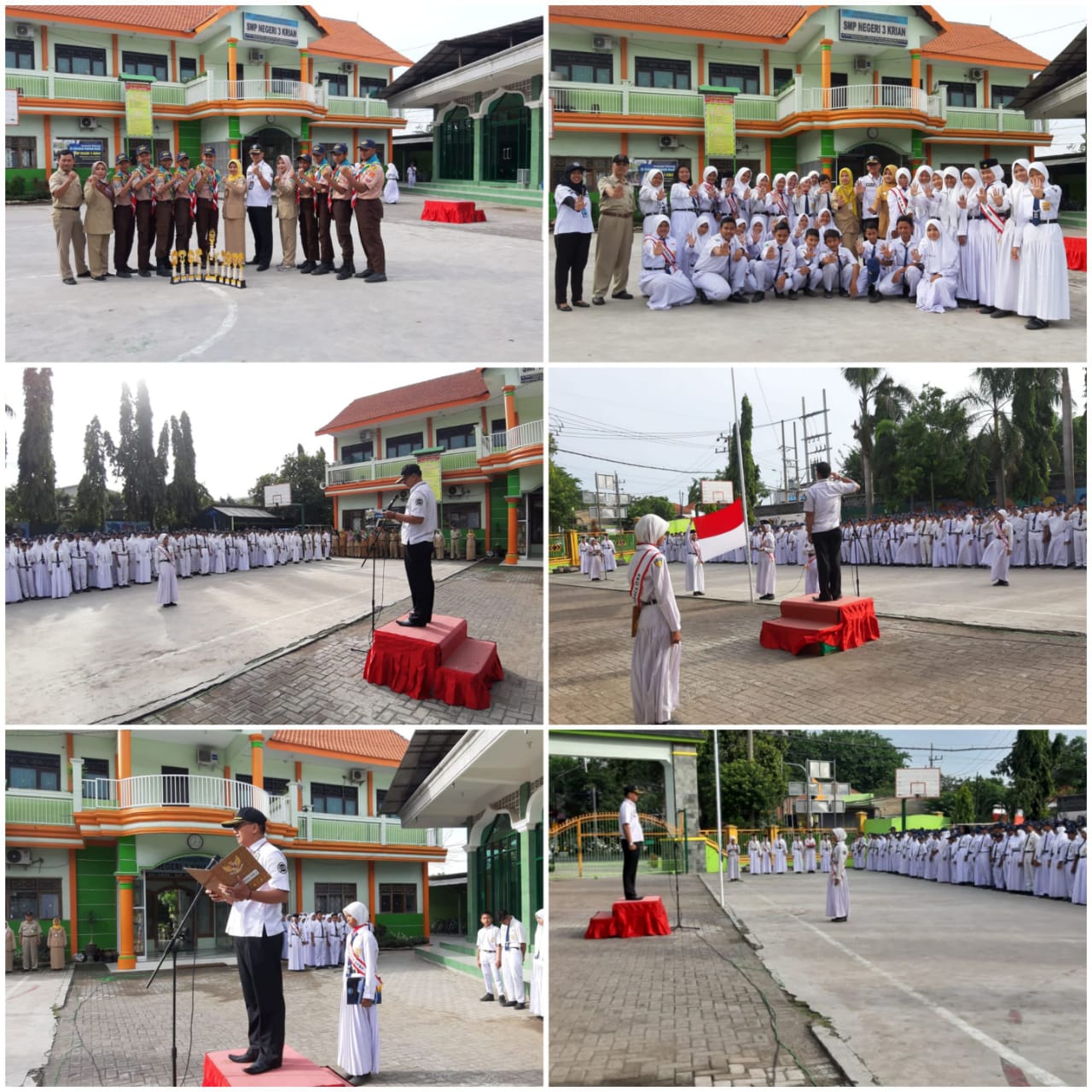 DISEMINASI INFORMASI P4GN MELALUI PETUGAS INSPEKTUR UPACARA DI SMPN 3 KRIAN DISEMINASI INFORMASI P4GN MELALUI PETUGAS INSPEKTUR UPACARA DI SMPN 3 KRIAN
