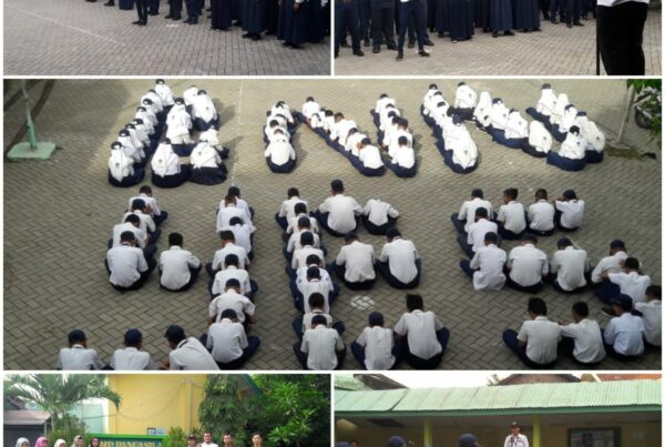 DISEMINASI INFORMASI P4GN MELALUI PETUGAS INSPEKTUR UPACARA DI SMP PANCASILA