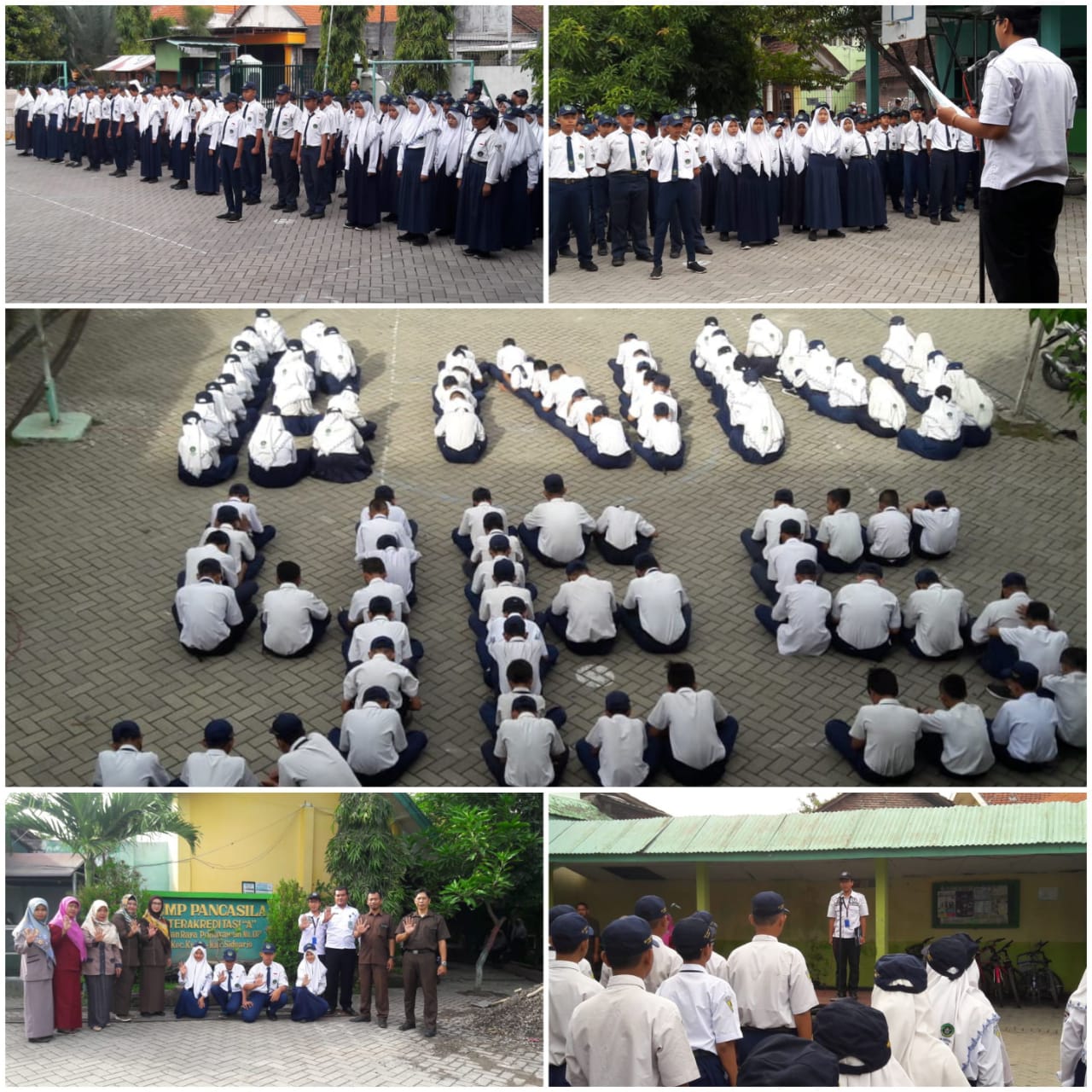 DISEMINASI INFORMASI P4GN MELALUI PETUGAS INSPEKTUR UPACARA DI SMP PANCASILA DISEMINASI INFORMASI P4GN MELALUI PETUGAS INSPEKTUR UPACARA DI SMP PANCASILA