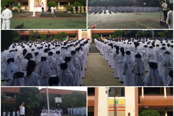 DISEMINASI INFORMASI P4GN MELALUI PETUGAS INSPEKTUR UPACARA DI SMPN 1 SIDOARJO, SIDOARJO