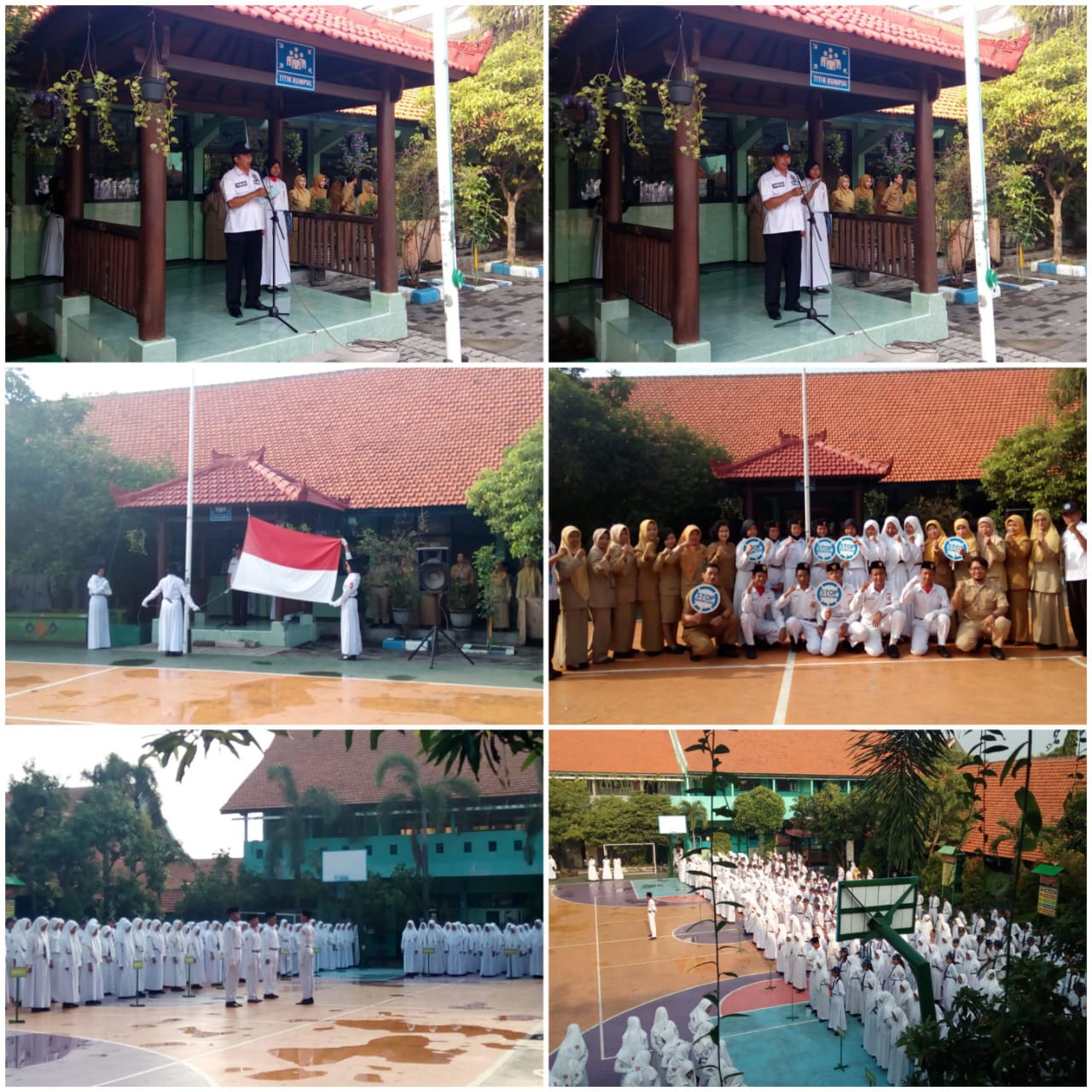 DISEMINASI INFORMASI P4GN MELALUI PETUGAS INSPEKTUR UPACARA DI SMP NEGERI 4 WARU, SIDOARJO DISEMINASI INFORMASI P4GN MELALUI PETUGAS INSPEKTUR UPACARA DI SMP NEGERI 4 WARU, SIDOARJO