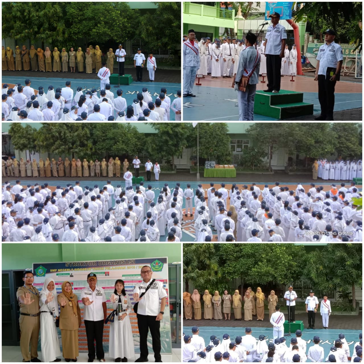 DISEMINASI INFORMASI P4GN MELALUI PETUGAS INSPEKTUR UPACARA DI SMPN 5 SIDOARJO DISEMINASI INFORMASI P4GN MELALUI PETUGAS INSPEKTUR UPACARA DI SMPN 5 SIDOARJO