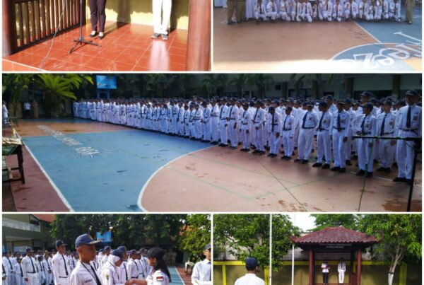 DISEMINASI INFORMASI P4GN MELALUI PETUGAS INSPEKTUR UPACARA DI SMP NEGERI 6 SIDOARJO