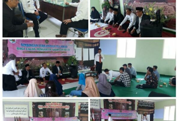 DISEMINASI INFORMASI KEPADA CALON PENGANTIN DI KUA BALONGBENDO