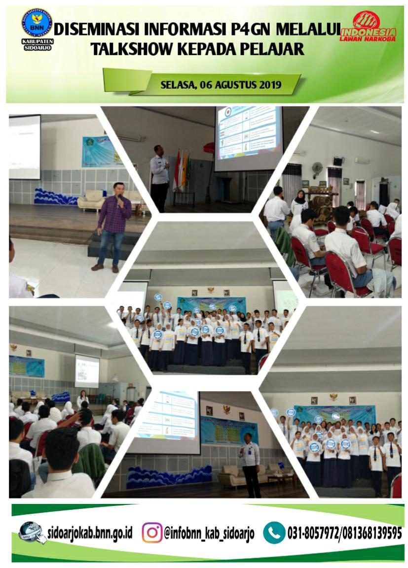 DISEMINASI INFORMASI MELALUI TALKSHOW KEPADA PELAJAR DISEMINASI INFORMASI MELALUI TALKSHOW KEPADA PELAJAR