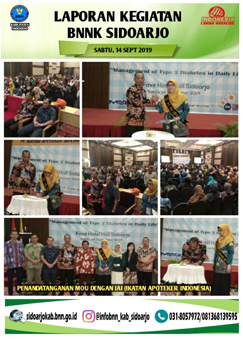 PENANDATANGANAN MOU BERSAMA IAI (IKATAN APOTEKER INDONESIA) CABANG SIDOARJO PENANDATANGANAN MOU BERSAMA IAI (IKATAN APOTEKER INDONESIA) CABANG SIDOARJO