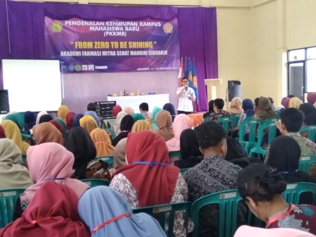 SOSIALISASI BAHAYA NARKOBA BAGI MAHASISWA BARU AKADEMI FARMASI MITRA SEHAT SIDOARJO SOSIALISASI BAHAYA NARKOBA BAGI MAHASISWA BARU AKADEMI FARMASI MITRA SEHAT SIDOARJO