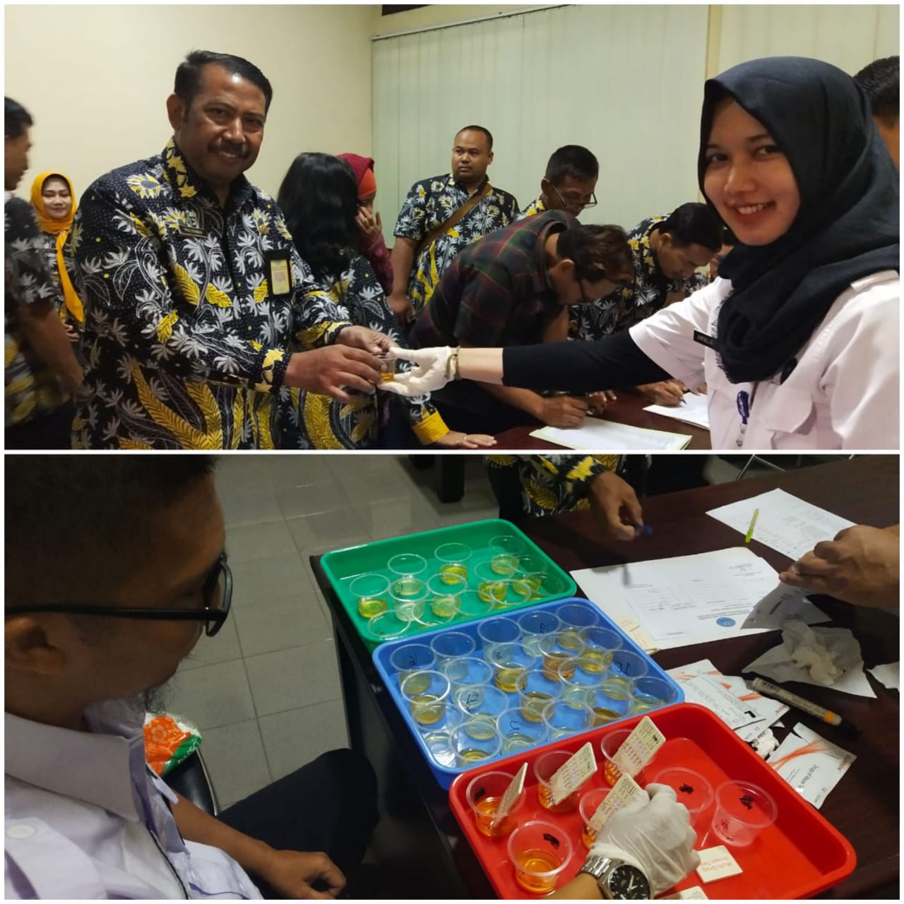 PEMBERDAYAAN MASYARAKAT ANTI NARKOBA MELALUI TES URINE DI BAKESBANGPOL KAB. SIDOARJO PEMBERDAYAAN MASYARAKAT ANTI NARKOBA MELALUI TES URINE DI BAKESBANGPOL KAB. SIDOARJO