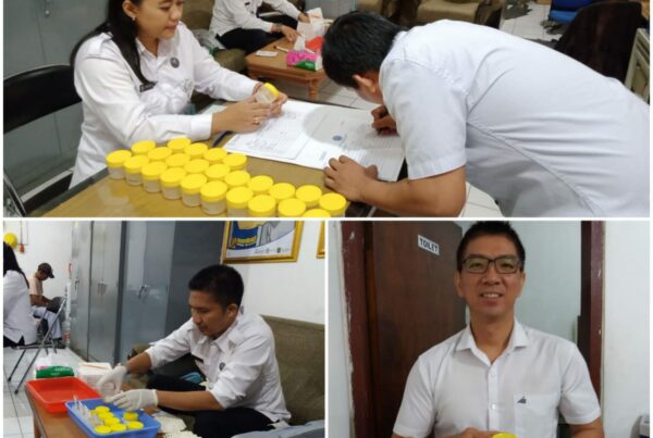TES URINE PT. ANEKA MEGA KEC. BALONGBENDO KABUPATEN SIDOARJO