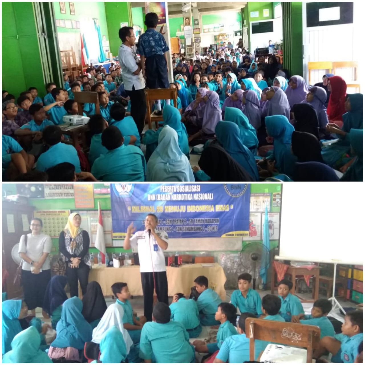 SOSIALISASI BAHAYA NARKOBA BAGI PELAJAR DI SDN SAWOTRATAP KEC. GEDANGAN KABUPATEN SIDOARJO SOSIALISASI BAHAYA NARKOBA BAGI PELAJAR DI SDN SAWOTRATAP KEC. GEDANGAN KABUPATEN SIDOARJO