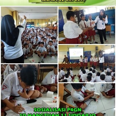 SOSIALISASI BAHAYA NARKOBA BAGI PELAJAR DI SD HANGTUAH 11 KEC. GEDANGAN KABUPATEN SIDOARJO