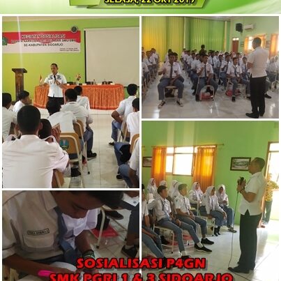 SOSIALISASI P4GN DI SMK PGRI 1 SIDOARJO