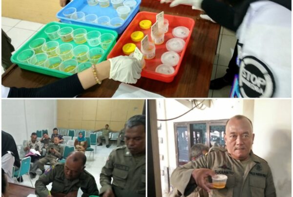 PEMERIKSAAN URINE SKRINING DI SATPOL PP KAB. SIDOARJO