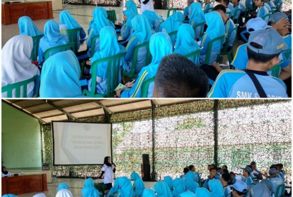 DISEMINASI INFORMASI P4GN MELALUI SOSIALISASI KEPADA PELAJAR SMK SENOPATI DI BATALYON ARHANUDSE