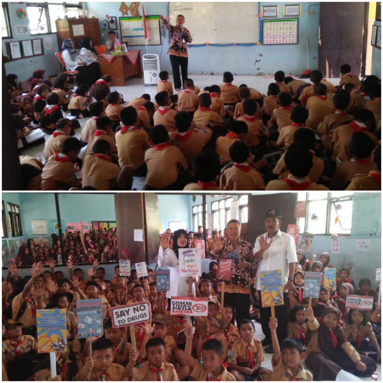SOSIALISASI BAHAYA NARKOBA BAGI PELAJAR SDN KEBONAGUNG II KEC. PORONG KABUPATEN SIDOARJO SOSIALISASI BAHAYA NARKOBA BAGI PELAJAR SDN KEBONAGUNG II KEC. PORONG KABUPATEN SIDOARJO