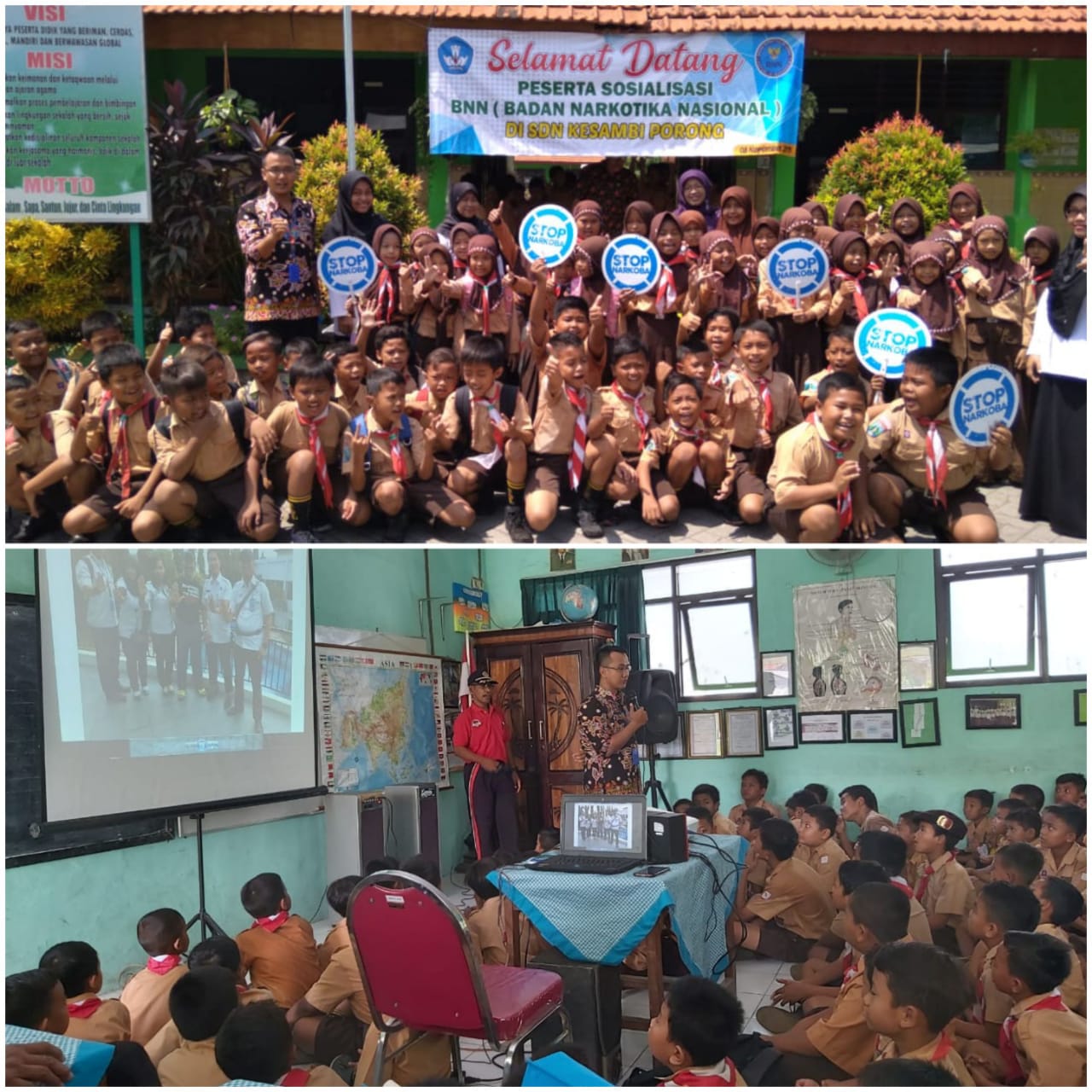 SOSIALISASI BAHAYA NARKOBA BAGI PELAJAR SDN KESAMBI KEC. PORONG KABUPATEN SIDOARJO SOSIALISASI BAHAYA NARKOBA BAGI PELAJAR SDN KESAMBI KEC. PORONG KABUPATEN SIDOARJO