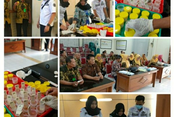 TES URINE TAHAP 1 BAGI PEGAWAI KECAMATAN SIDOARJO