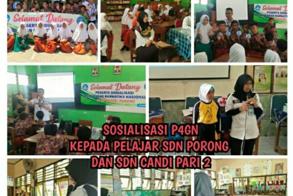 SOSIALISASI BAHAYA NARKOBA BAGI PELAJAR DI KEC. PORONG KABUPATEN SIDOARJO