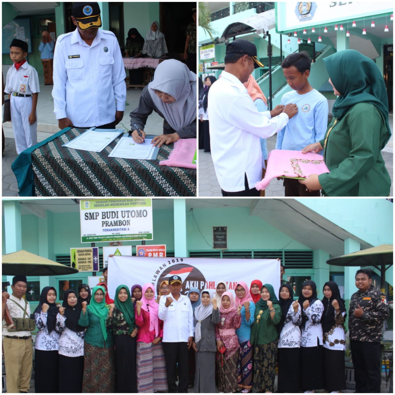 PENANDATANGANAN MOU ANTI NARKOBA ANTARA BNN KAB. SIDOARJO DENGAN SMP YAYASAN BUDI UTOMO KEC. PRAMBON KAB. SIDOARJO PENANDATANGANAN MOU ANTI NARKOBA ANTARA BNN KAB. SIDOARJO DENGAN SMP YAYASAN BUDI UTOMO KEC. PRAMBON KAB. SIDOARJO