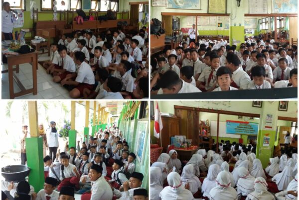 DISEMINASI INFORMASI P4GN MELALUI TATAP MUKA KEPADA PELAJAR KELAS VI DARI 9 SEKOLAH DASAR YANG DIADAKAN DI SDN JENGGOT KEC. KREMBUNG KAB. SIDOARJO