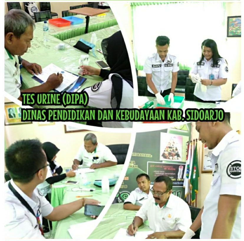 TES URINE DI DIKBUD (DINAS PENDIDIKAN DAN KEBUDAYAAN) KAB. SIDOARJO TES URINE DI DIKBUD (DINAS PENDIDIKAN DAN KEBUDAYAAN) KAB. SIDOARJO