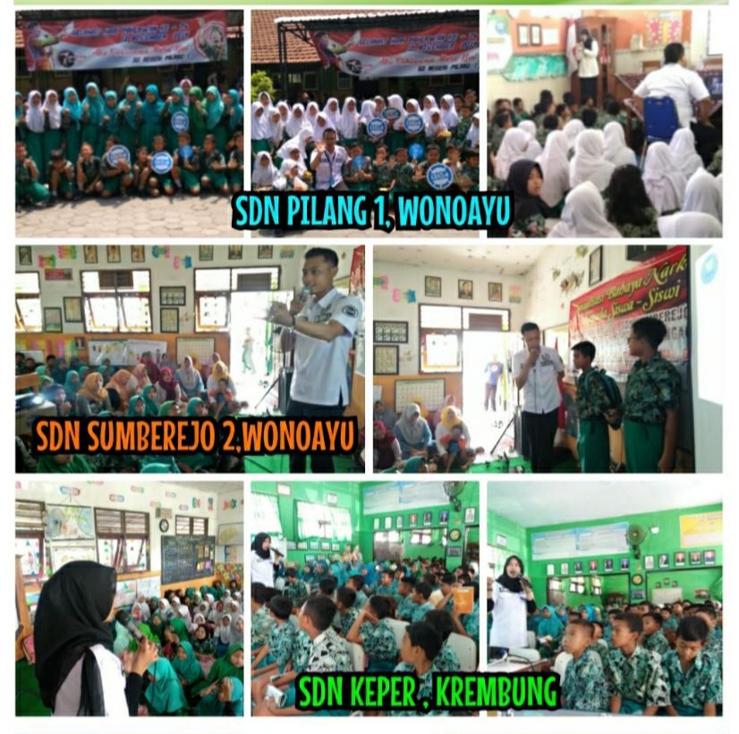 DISEMINASI INFORMASI P4GN MELALUI TATAP MUKA KEPADA PELAJAR KEC. WONOAYU DAN KEC. KREMBUNG KAB. SIDOARJO DISEMINASI INFORMASI P4GN MELALUI TATAP MUKA KEPADA PELAJAR KEC. WONOAYU DAN KEC. KREMBUNG KAB. SIDOARJO