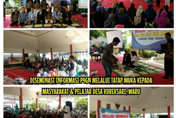 DISEMINASI INFORMASI P4GN MELALUI TATAP MUKA KEPADA MASYARAKAT & PELAJAR DESA KUREKSARI, WARU, SIDOARJO DISEMINASI INFORMASI P4GN MELALUI TATAP MUKA KEPADA MASYARAKAT & PELAJAR DESA KUREKSARI, WARU, SIDOARJO