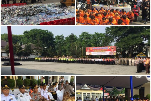 APEL GELAR PASUKAN OPERASI LILIN SEMERU 2019 DAN PEMUSNAHAN BARANG BUKTI HASIL KEGIATAN RUTIN YANG DI TINGKATKAN (KRYD)