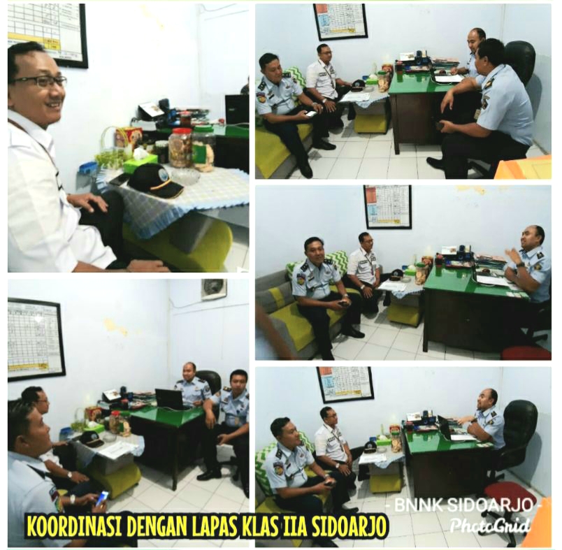 KOORDINASI DENGAN LAPAS KLAS IIA SIDOARJO TENTANG PERSIAPAN LAYANAN REHABILITASI DI LAPAS KOORDINASI DENGAN LAPAS KLAS IIA SIDOARJO TENTANG PERSIAPAN LAYANAN REHABILITASI DI LAPAS