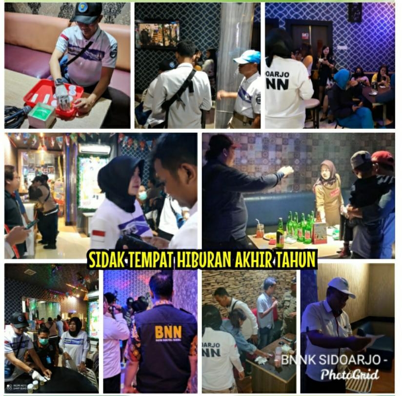 OPERASI GABUNGAN SIDAK RHU (KARAOKE KELUARGA) AKHIR TAHUN BERSAMA SATPOL PP