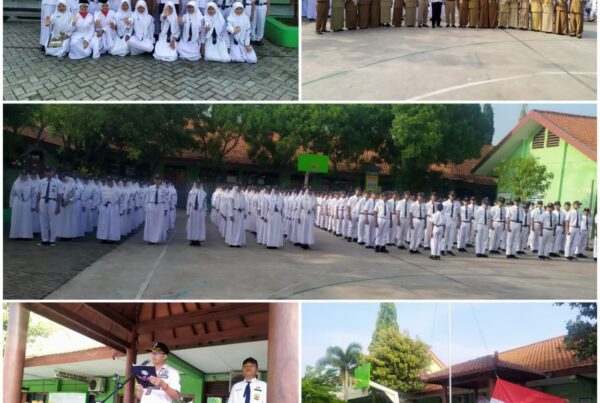 DISEMINASI INFORMASI P4GN MELALUI PETUGAS INSPEKTUR UPACARA DI SMPN 2 BUDURAN, SIDOARJO
