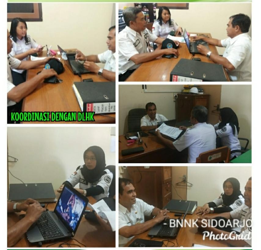 KOORDINASI DENGAN DLHK (DINAS LINGKUNGAN HIDUP DAN KEBERSIHAN) KAB. SIDOARJO KOORDINASI DENGAN DLHK (DINAS LINGKUNGAN HIDUP DAN KEBERSIHAN) KAB. SIDOARJO