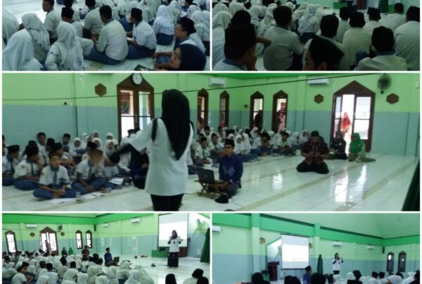 DISEMINASI INFORMASI P4GN MELALUI TATAP MUKA KEPADA PELAJAR MTS AL - JADID WARU