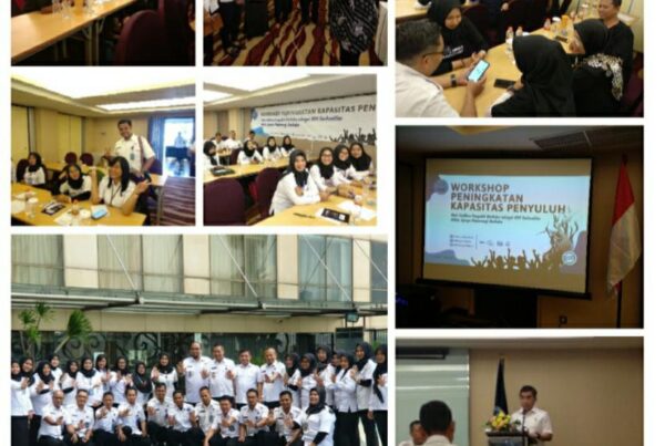 PARA PENYULUH BNNK SIDOARJO MENGIKUTI WORKSHOP PENINGKATAN KAPASITAS PENYULUH