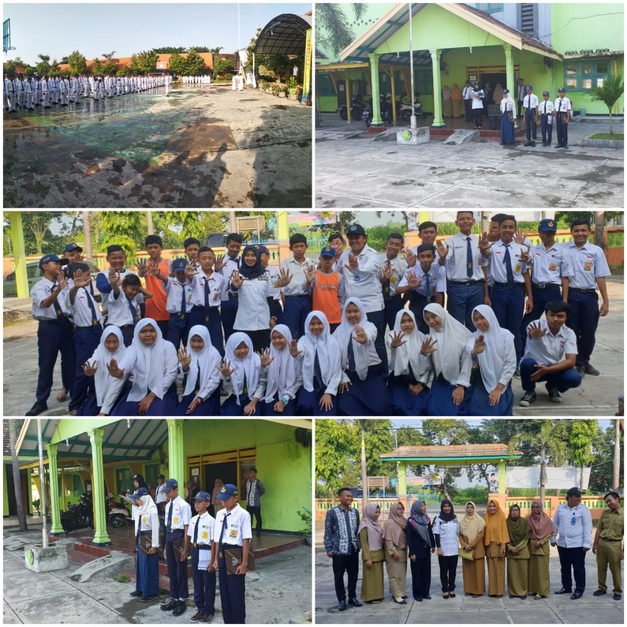 DISEMINASI INFORMASI P4GN MELALUI TATAP MUKA SEBAGAI INSPEKTUR UPACARA DI SMP PERJUANGAN PRAMBON, SIDOARJO DISEMINASI INFORMASI P4GN MELALUI TATAP MUKA SEBAGAI INSPEKTUR UPACARA DI SMP PERJUANGAN PRAMBON, SIDOARJO