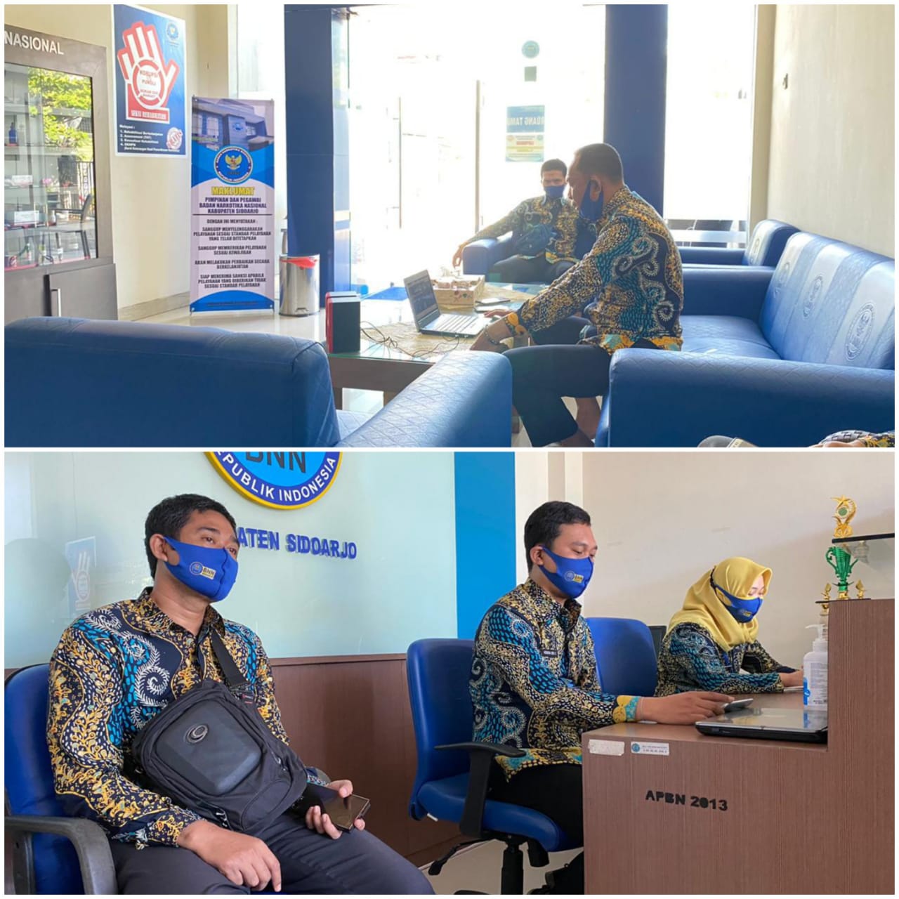 APEL RUTIN PEGAWAI BNNK SIDOARJO MELALUI MEDIA VIRTUAL APEL RUTIN PEGAWAI BNNK SIDOARJO MELALUI MEDIA VIRTUAL