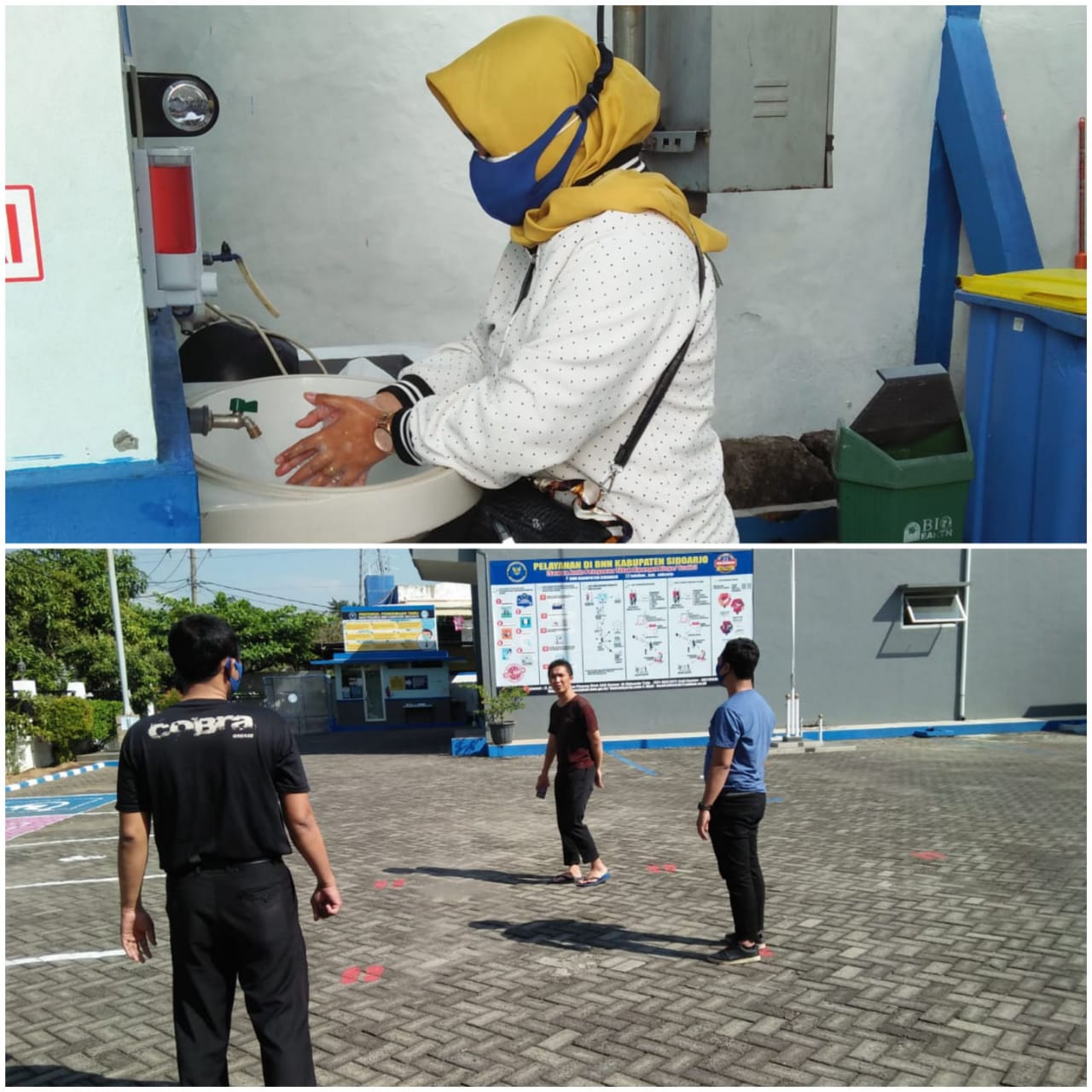 PELAKSANAAN SOP PROTOKOL KESEHATAN COVID-19 BNNK SIDOARJO PELAKSANAAN SOP PROTOKOL KESEHATAN COVID-19 BNNK SIDOARJO
