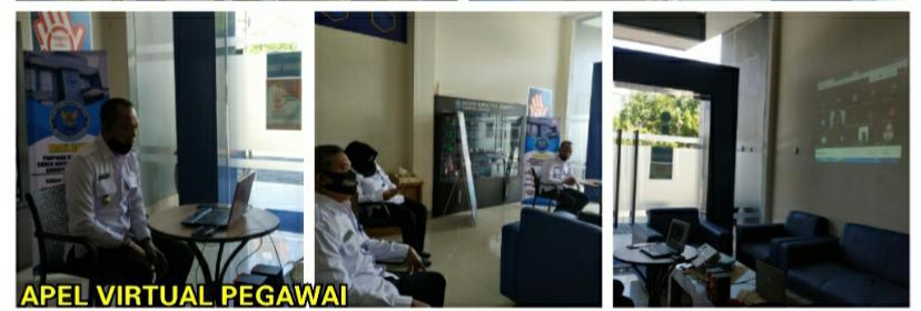 APEL RUTIN PEGAWAI BNNK SIDOARJO MELALUI MEDIA VIRTUAL