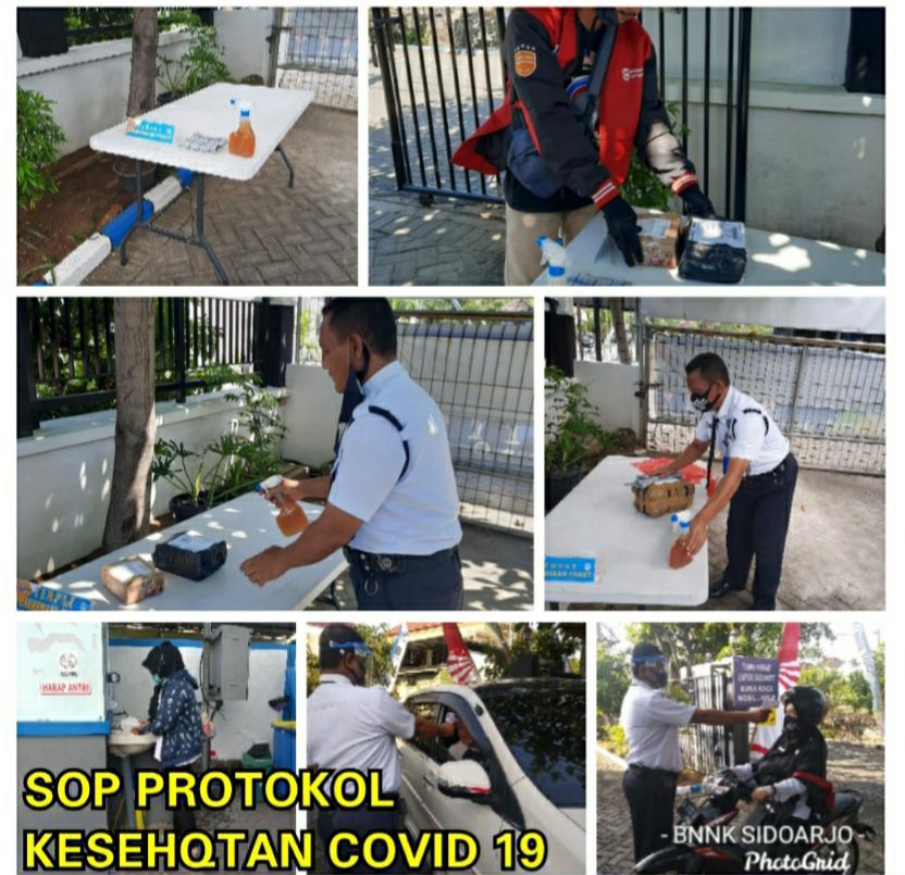 PELAKSANAAN SOP PROTOKOL KESEHATAN COVID-19 BNNK SIDOARJO PELAKSANAAN SOP PROTOKOL KESEHATAN COVID-19 BNNK SIDOARJO