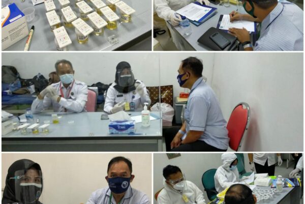BNNK SIDOARJO MELAKSANAKAN TES URIN KEPADA CALON KEPALA DAERAH