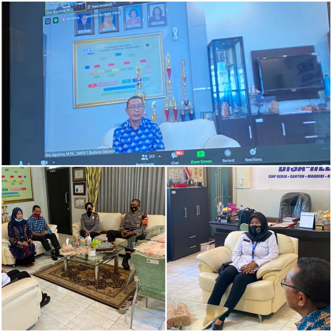 DISEMINASI INFORMASI P4GN SMKN 1 BUDURAN MELALUI VIRTUAL DISEMINASI INFORMASI P4GN SMKN 1 BUDURAN MELALUI VIRTUAL
